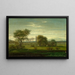 Paesaggio del Reno superiore - Emil Lugo — quadro incorniciato alla parete
