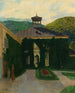 Château devant un paysage vallonné - Emil Orlik — vista dell’opera