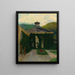Château devant un paysage vallonné - Emil Orlik — quadro incorniciato alla parete