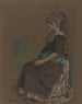 Fille de Volendam in costume - Emil Orlik — vista dell’opera