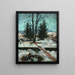 Inverno - Emil Orlik — quadro incorniciato alla parete