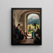 Una conversazione - Emil Rau — quadro incorniciato alla parete