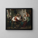 Gli adoratori - Emil Rau — quadro incorniciato alla parete