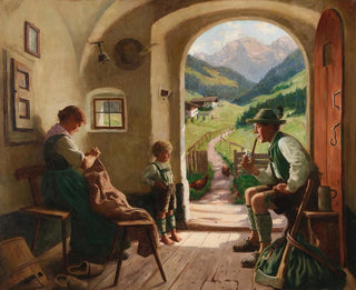 Emil Rau - Idyllic Family Scene.webp