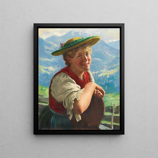 Emil Rau - Young Lass Smiling.webp
