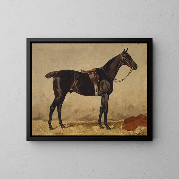 Rappes nel paesaggio - Emil Volkers — quadro incorniciato alla parete