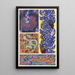 Floral disegni colorati nuovi Pl13 - Émile-Allain Séguy — quadro incorniciato alla parete