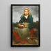 Una giovane ragazza con un cesto di uova - Émile-Auguste Hublin — quadro incorniciato alla parete