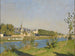 Villaggio sul fiume - Émile-Louis Foubert — vista dell’opera