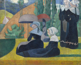 Emile Bernard - Breton Women with Umbrellas.webp