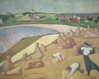 Raccolta sulla riva del mare - Émile Bernard — vista dell’opera