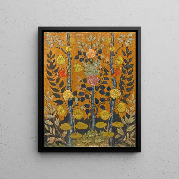 Le Rose - Émile Bernard — quadro incorniciato alla parete