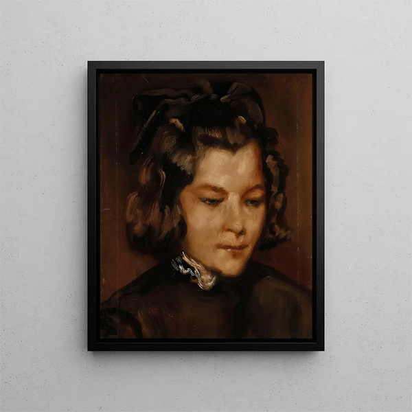 Ritratto di Aude - Émile Bernard — quadro incorniciato alla parete
