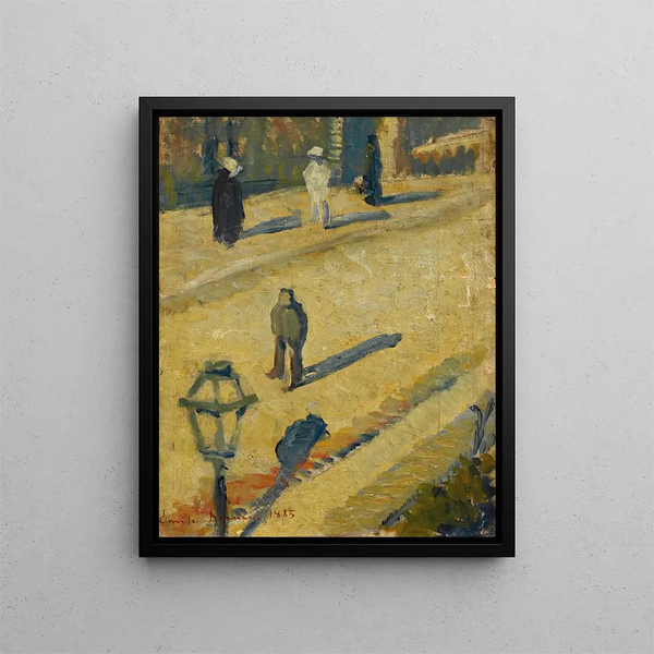 Rue Square - Émile Bernard — quadro incorniciato alla parete