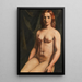 Nu seduto - Émile Bernard — quadro incorniciato alla parete