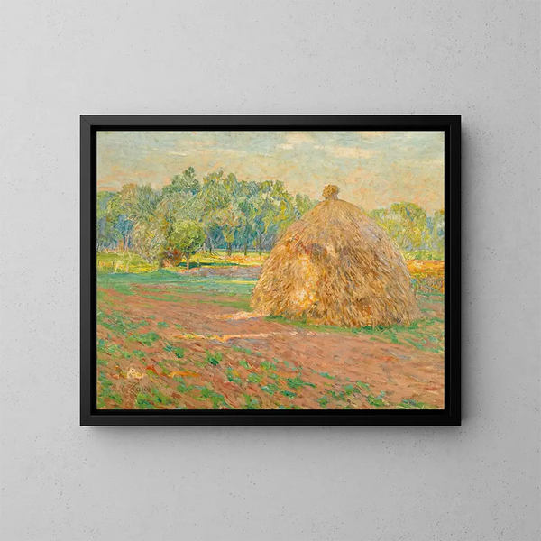 Meules di fieno - Émile Claus — quadro incorniciato alla parete