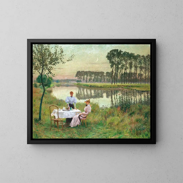Soirée d'estate - Émile Claus — quadro incorniciato alla parete