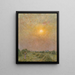 Tramonto - Émile Claus — quadro incorniciato alla parete