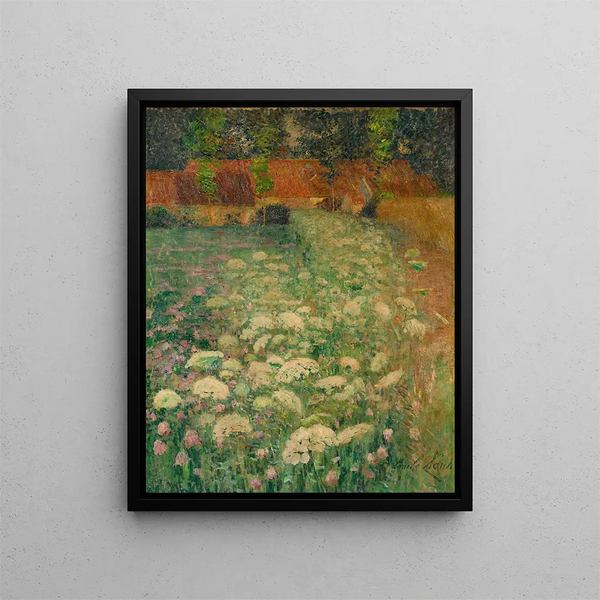 Fiori di carote Carote selvatiche - Émile Claus — quadro incorniciato alla parete