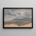 Studio di paesaggio con nuvole - Émile Loubon — quadro incorniciato alla parete