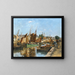 Bateaux al porto - Émile Louis Vernier — quadro incorniciato alla parete