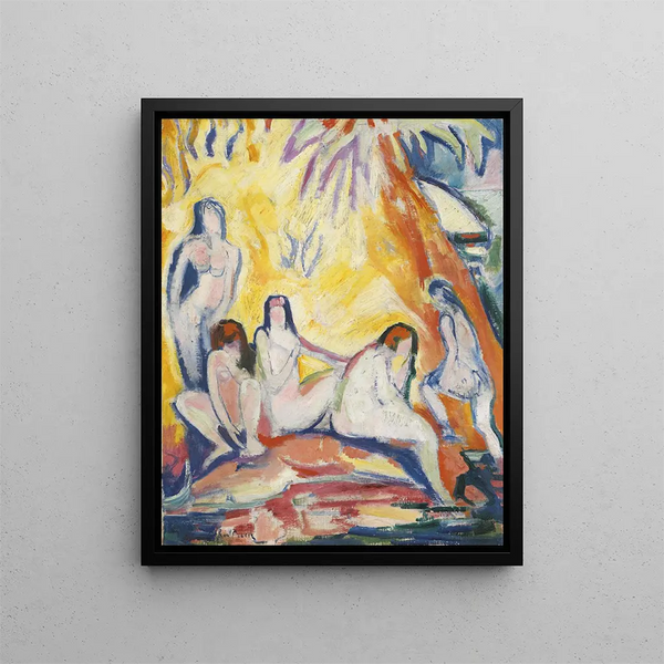 Baigneuses - Émile Othon Friesz — quadro incorniciato alla parete