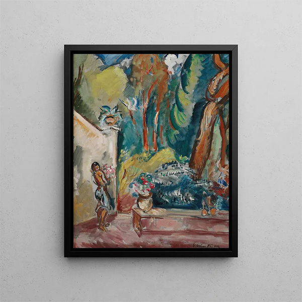 Giardino delle Brocche - Émile Othon Friesz — quadro incorniciato alla parete