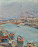 La Seine à Parigi, la Torre Eiffel, di giorno - Émile Othon Friesz — vista dell’opera