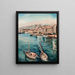 Il porto di Tolone - Émile Othon Friesz — quadro incorniciato alla parete