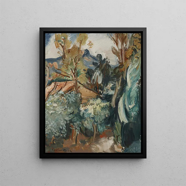 Paesaggio in Provenza - Émile Othon Friesz — quadro incorniciato alla parete