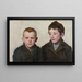 Écoliers d'Anglet - Emilie Mundt — quadro incorniciato alla parete