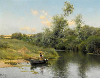 Emilio SnchezPerrier - A summer day on the river.webp