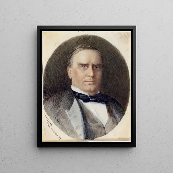 William McKinley - Emily Drayton Taylor — quadro incorniciato alla parete