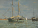 La barca da pesca verde - Emma Ciardi — vista dell’opera