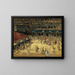 Il ballo mascherato in piazza San Marco a Venezia - Emma Ciardi — quadro incorniciato alla parete