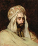 Uomo con turbante bianco a Costantinopoli - Emmanuel de Dieudonné — vista dell’opera