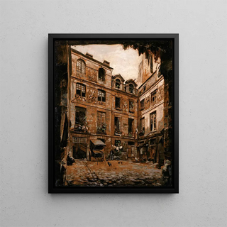 Emmanuel Lansyer - La Cour de lhtel dit Colbert rue de lHtel Colbert.webp
