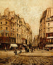 La rue Galande - Emmanuel Lansyer — vista dell’opera