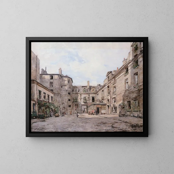 Le passage Charlemagne - Emmanuel Lansyer — quadro incorniciato alla parete