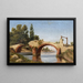 Vecchio ponte di pietra - Emmy Mayer — quadro incorniciato alla parete