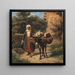 In viaggio verso il mercato - Theodor Breidwieser — quadro incorniciato alla parete