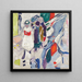 Bambini in strada - Edvard Munch — quadro incorniciato alla parete