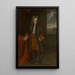 Ritratto del governatore Elihu Yale - Enoch Seeman — quadro incorniciato alla parete
