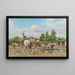 Animazione all'aperto del villaggio - Enrico Bartezago — quadro incorniciato alla parete