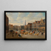Meirplaats ad Anversa - Erasmus de Bie — quadro incorniciato alla parete
