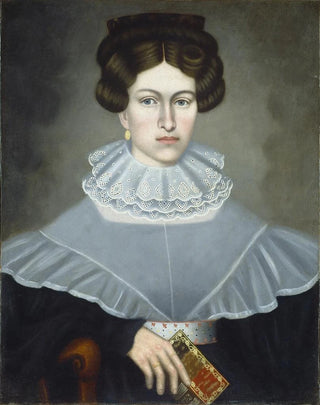 Erastus Salisbury Field - Woman Holding a Book.webp