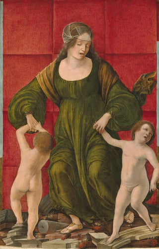 Ercole de Roberti - The Wife of Hasdrubal and Her Children.webp
