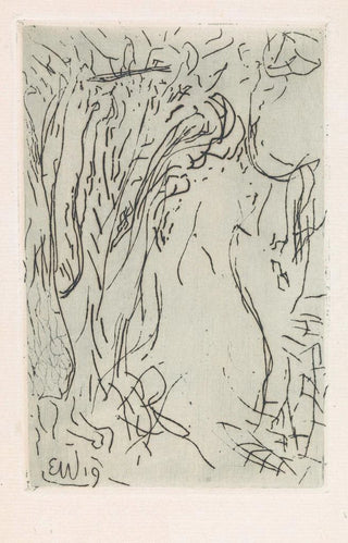 Erich Wichmann - Geabstraheerd bosgezicht.webp