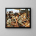 Un jour de fête à bord - Erik Henningsen — quadro incorniciato alla parete