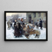 Locataires expulsés - Erik Henningsen — quadro incorniciato alla parete